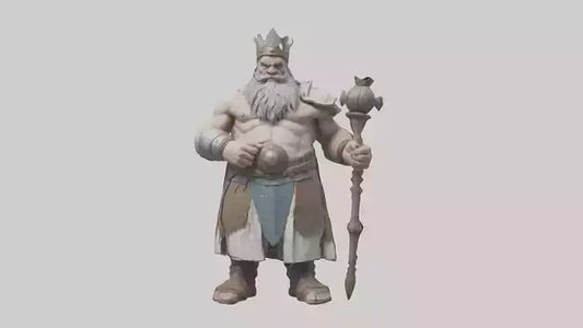 3D model King Giant model VR / AR / low-poly