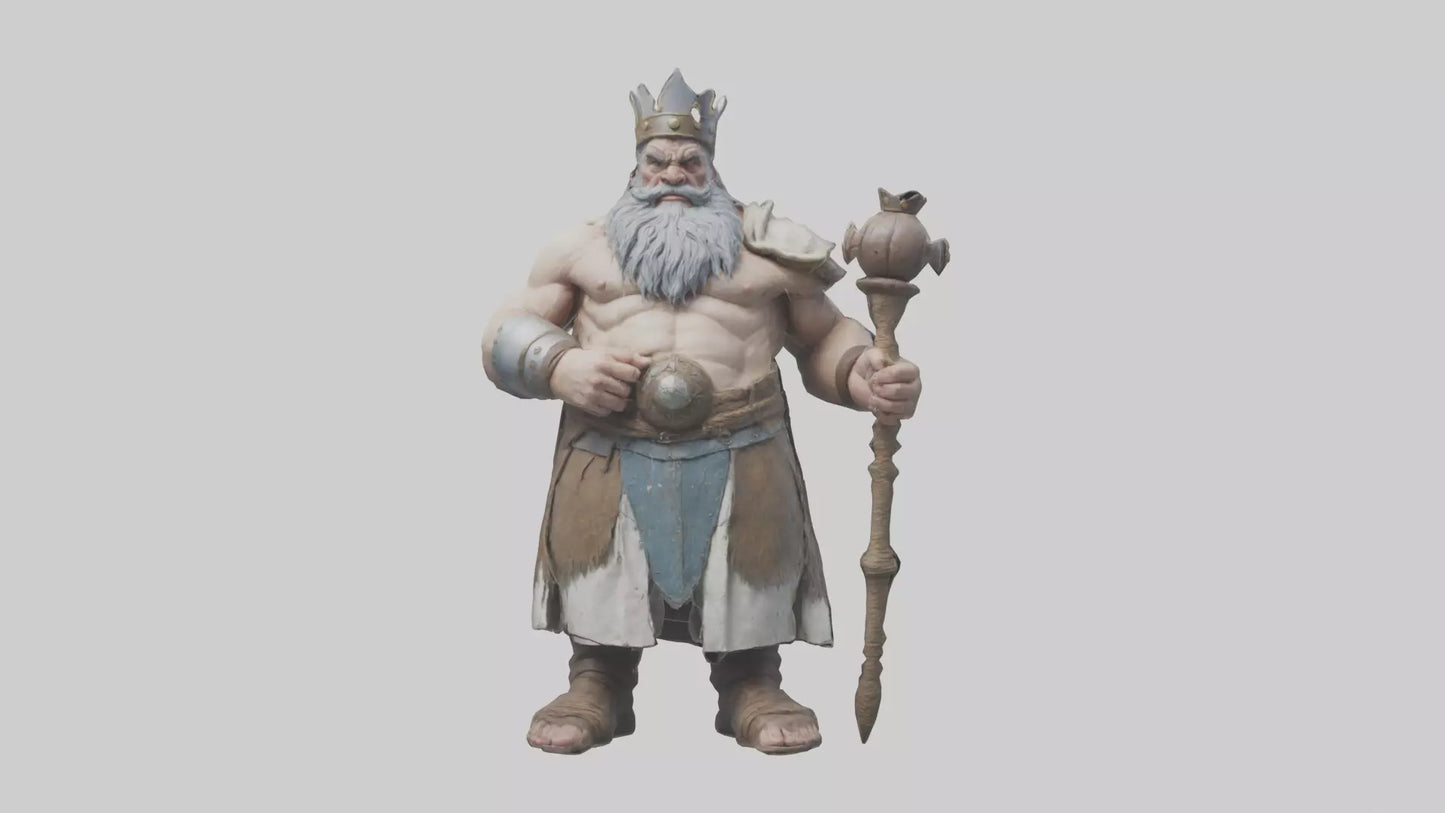 3D model King Giant model VR / AR / low-poly