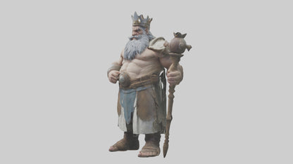 3D model King Giant model VR / AR / low-poly