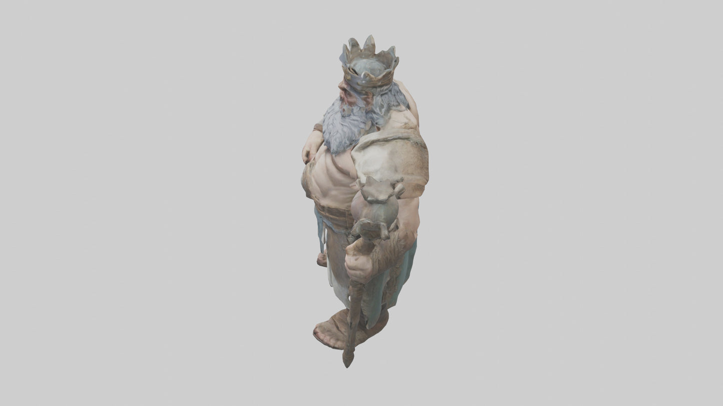 3D model King Giant model VR / AR / low-poly