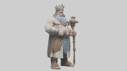 3D model King Giant model VR / AR / low-poly