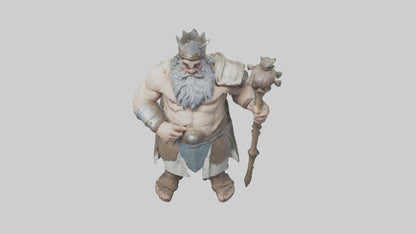 3D model King Giant model VR / AR / low-poly