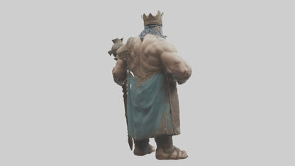 3D model King Giant model VR / AR / low-poly