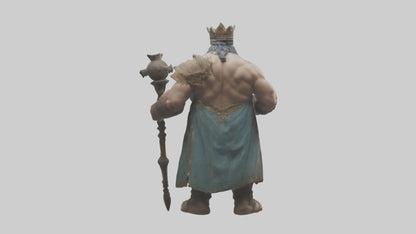 3D model King Giant model VR / AR / low-poly