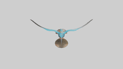 3D model Kingfisher hunting model VR / AR / low-poly