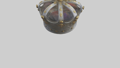 3D model Kings Crown model VR / AR / low-poly