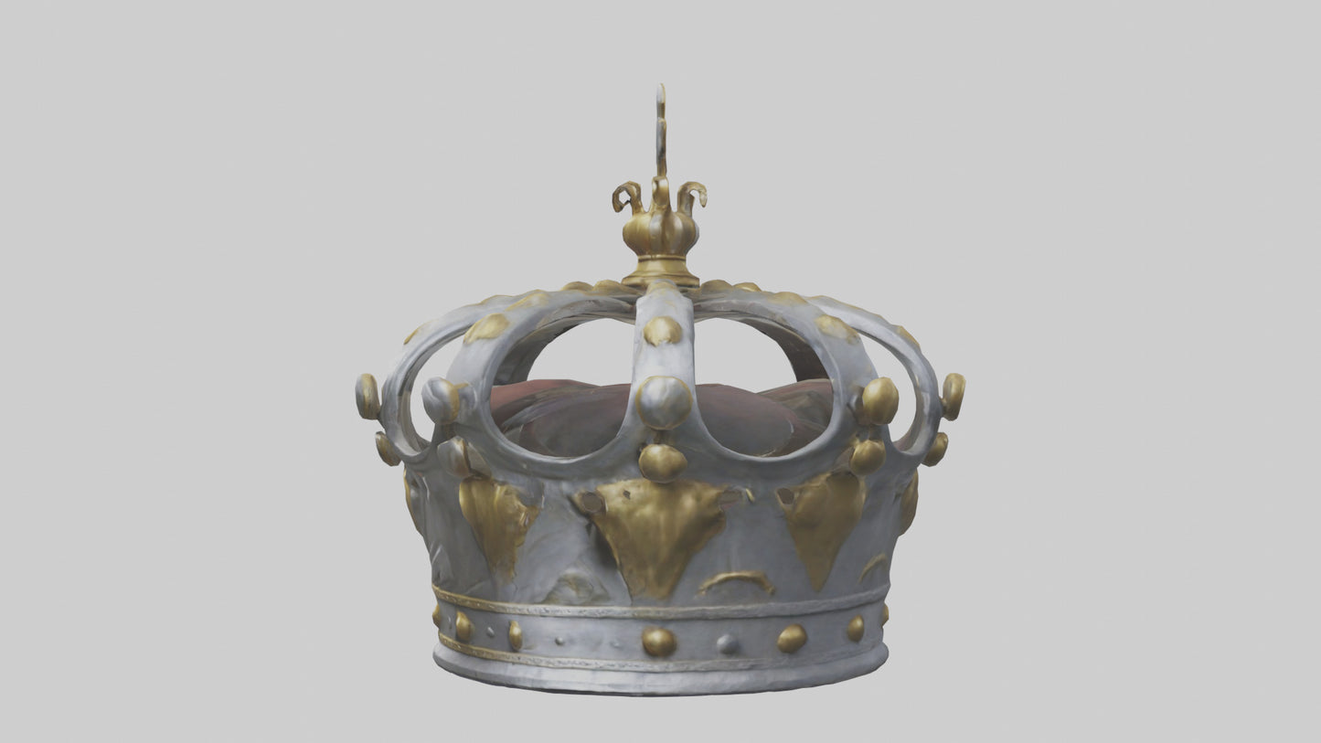 3D model Kings Crown model VR / AR / low-poly