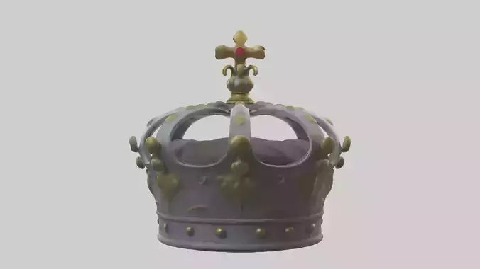 3D model Kings Crown model VR / AR / low-poly