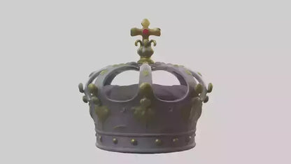 3D model Kings Crown model VR / AR / low-poly