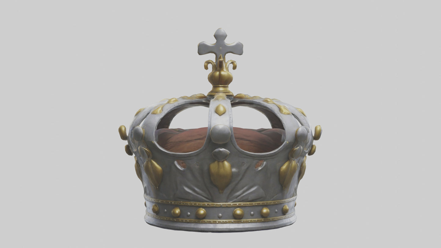 3D model Kings Crown model VR / AR / low-poly