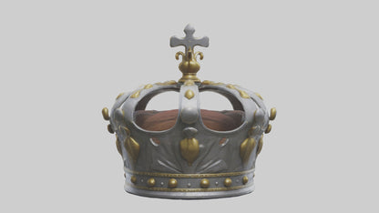 3D model Kings Crown model VR / AR / low-poly