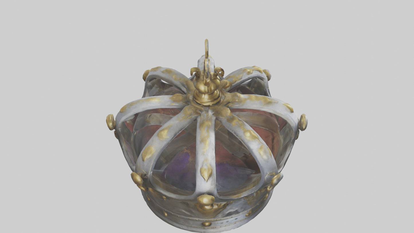 3D model Kings Crown model VR / AR / low-poly