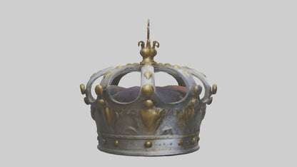 3D model Kings Crown model VR / AR / low-poly