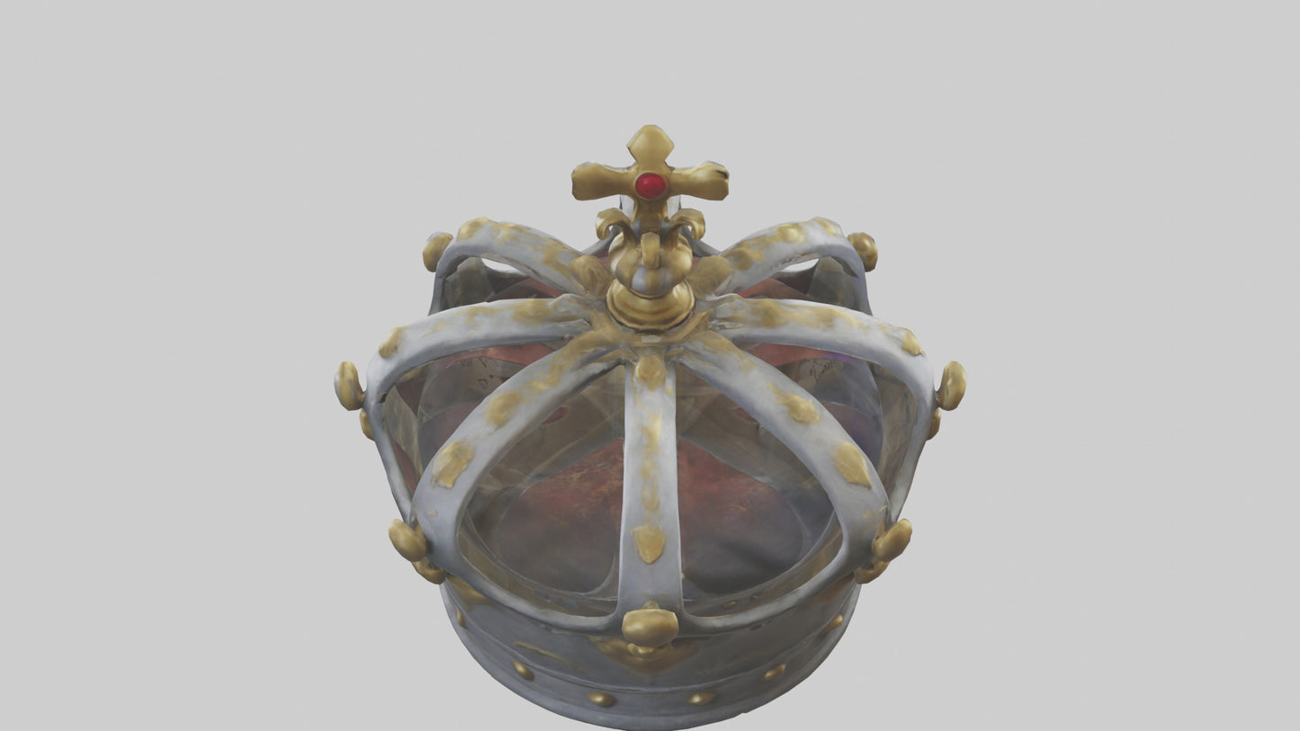 3D model Kings Crown model VR / AR / low-poly