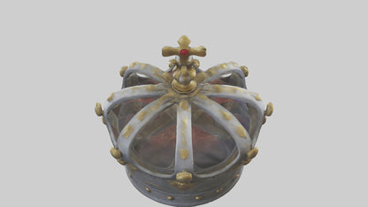 3D model Kings Crown model VR / AR / low-poly