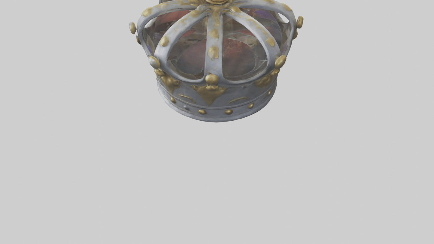 3D model Kings Crown model VR / AR / low-poly