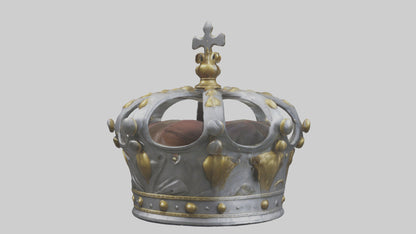 3D model Kings Crown model VR / AR / low-poly