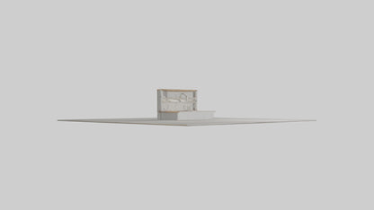 3D model Kitchen island model VR / AR / low-poly