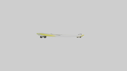 3D model Kitesurfing Board model VR / AR / low-poly