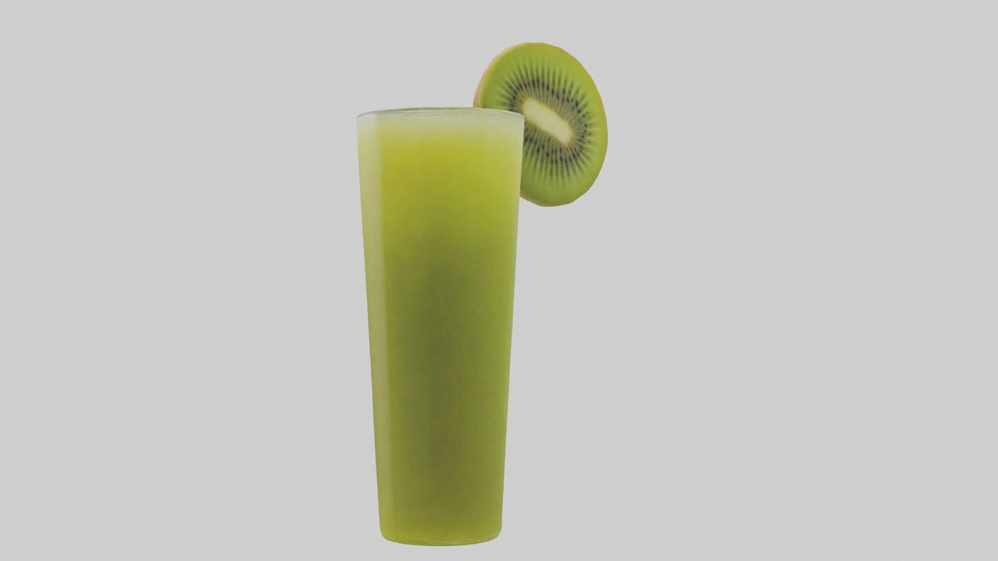 3D model Kiwi juice model VR / AR / low-poly