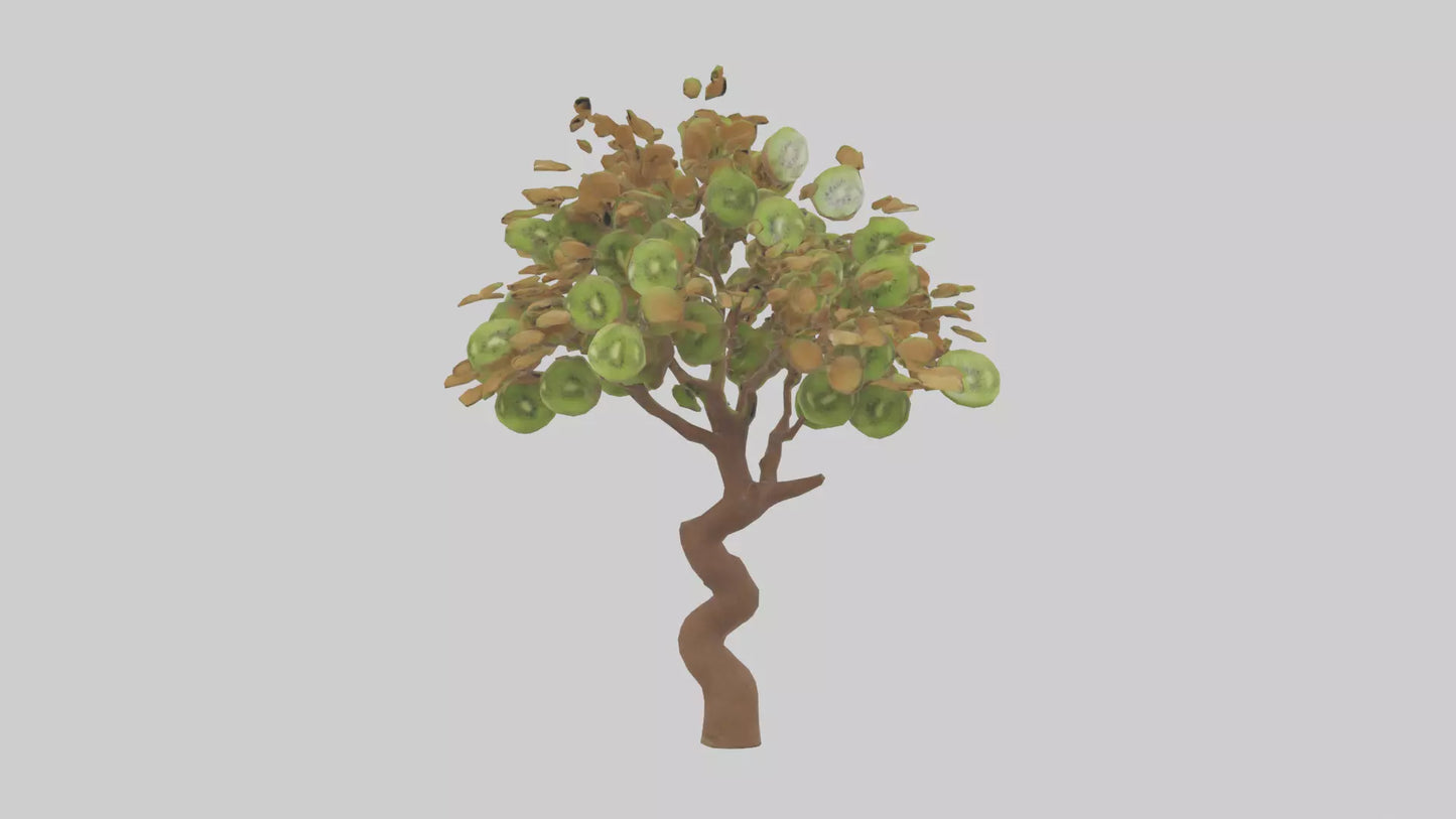 3D model Kiwi tree model VR / AR / low-poly