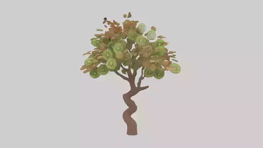 3D model Kiwi tree model VR / AR / low-poly