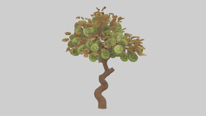 3D model Kiwi tree model VR / AR / low-poly