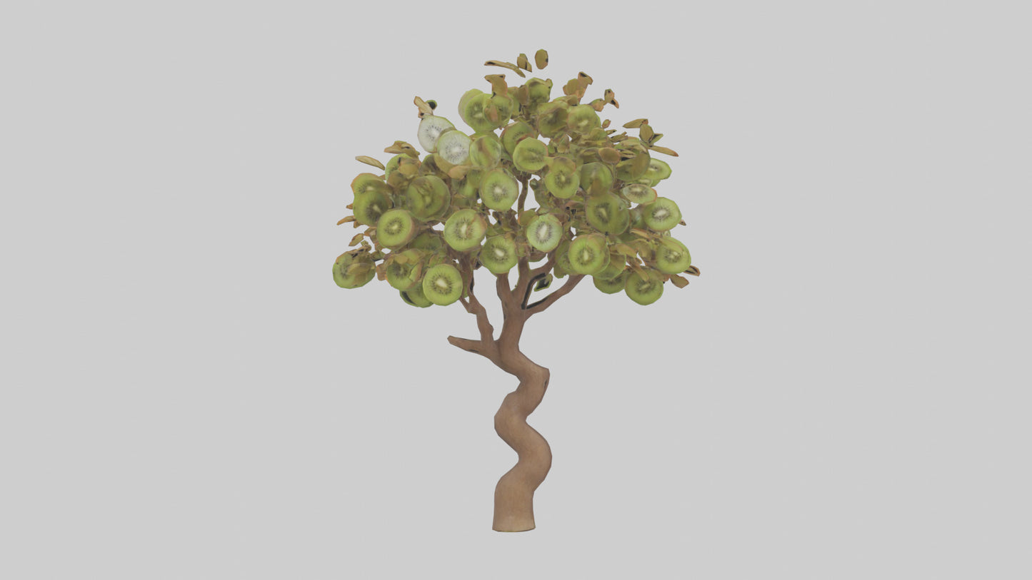 3D model Kiwi tree model VR / AR / low-poly