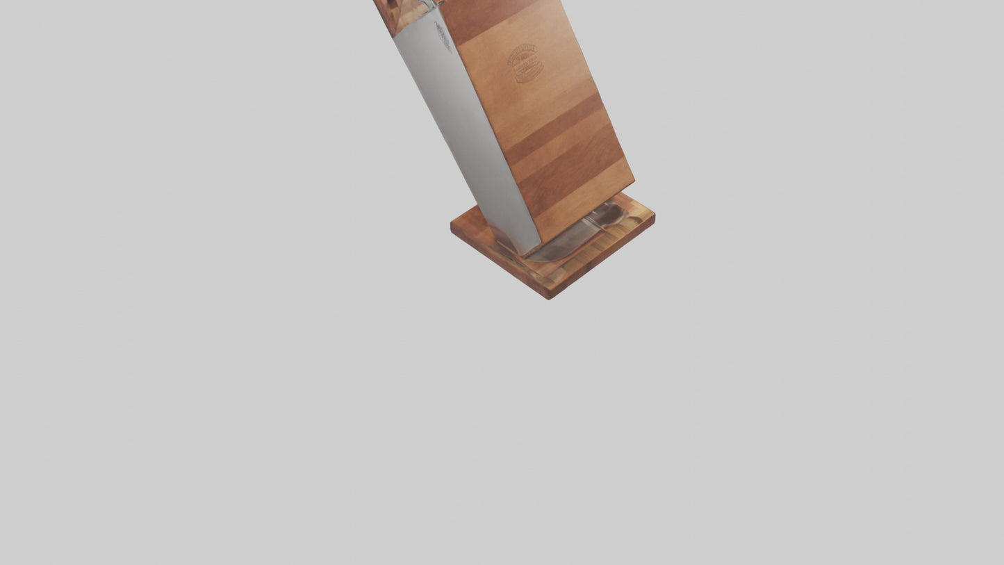 3D model Knife block model VR / AR / low-poly
