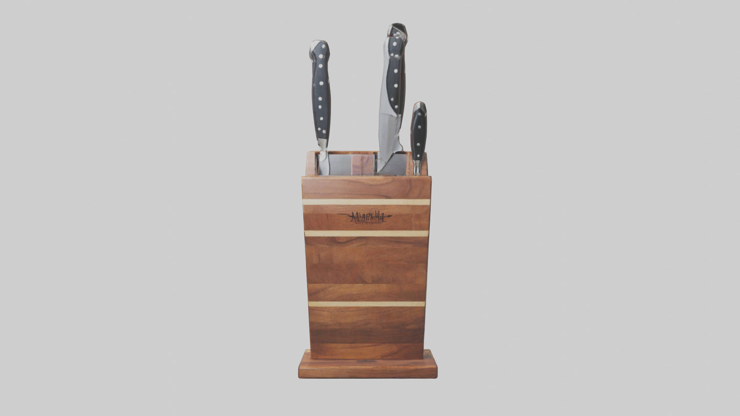 3D model Knife block model VR / AR / low-poly