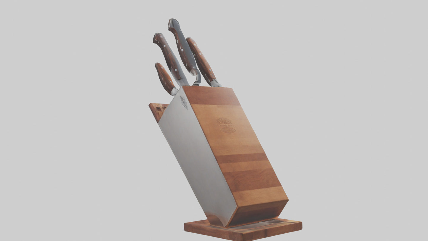 3D model Knife block model VR / AR / low-poly