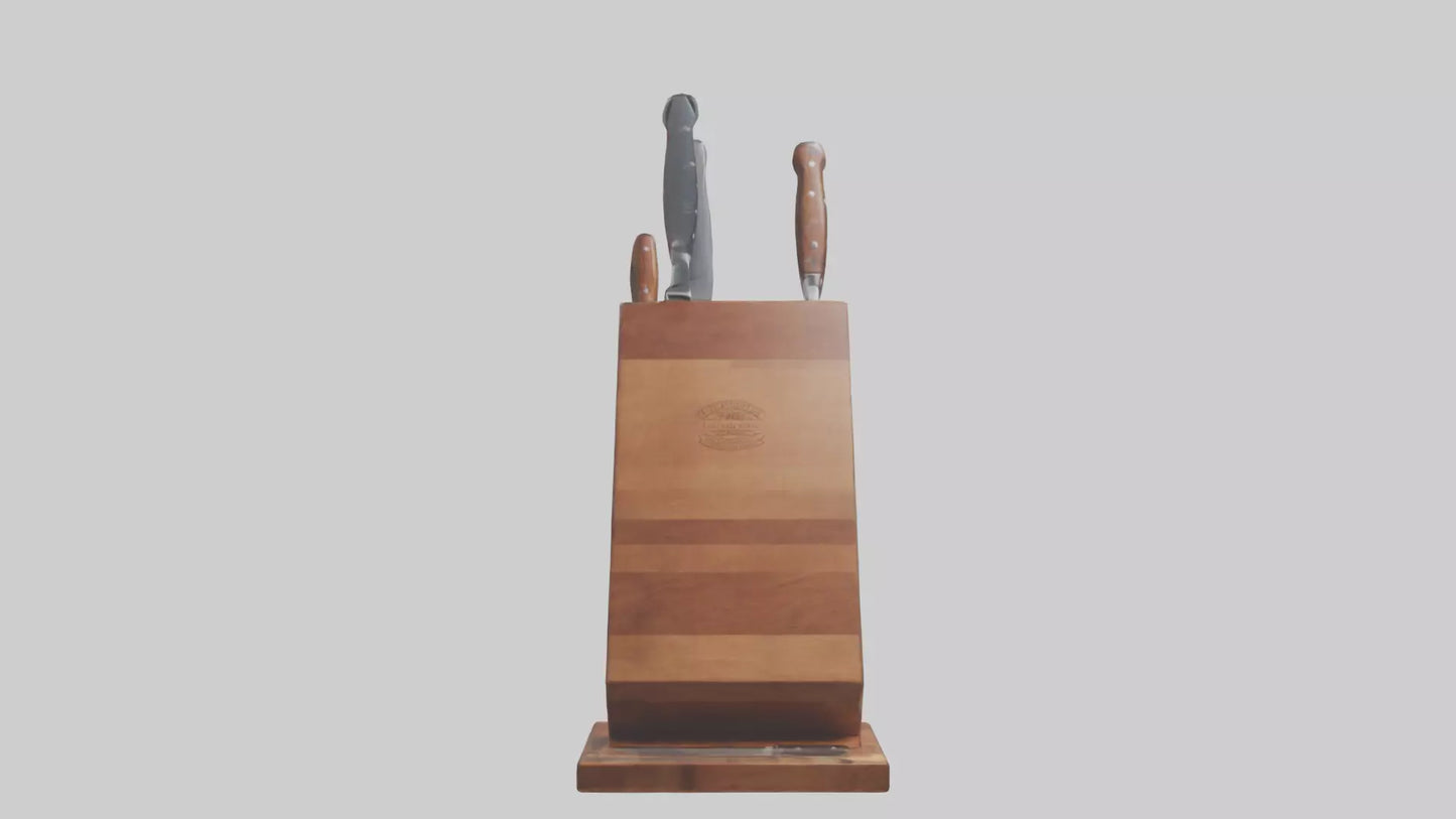 3D model Knife block model VR / AR / low-poly