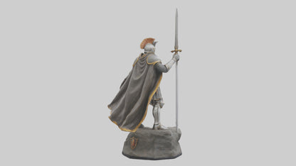 3D model Knight of Glory Statue model VR / AR / low-poly