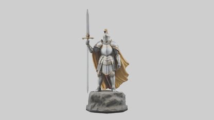 3D model Knight of Glory Statue model VR / AR / low-poly