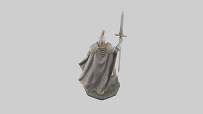 3D model Knight of Glory Statue model VR / AR / low-poly