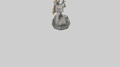 3D model Knight of Glory Statue model VR / AR / low-poly