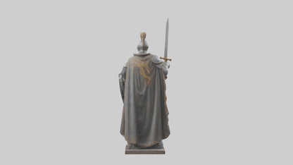 3D model Knight of the Realm Statue model VR / AR / low-poly