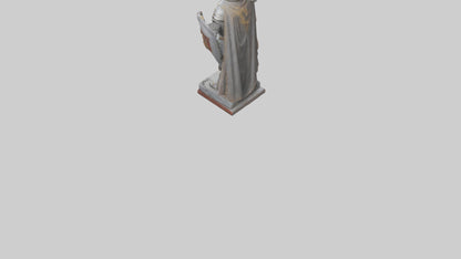 3D model Knight of the Realm Statue model VR / AR / low-poly
