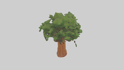 3D model Koa tree model VR / AR / low-poly