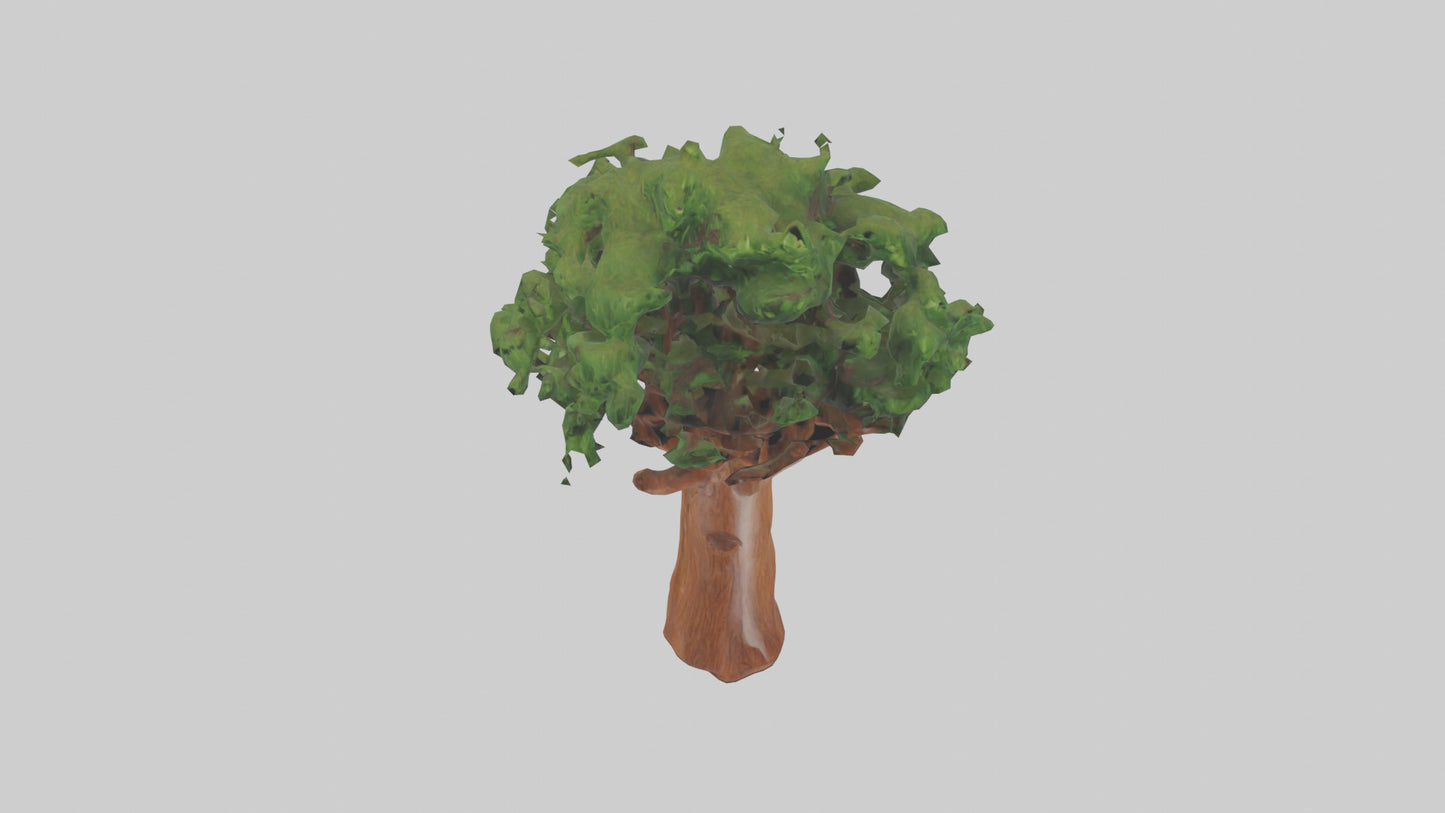 3D model Koa tree model VR / AR / low-poly