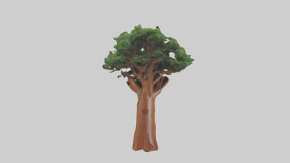 3D model Koa tree model VR / AR / low-poly