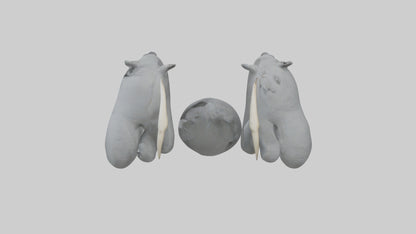 3D model Koala Claws Model VR / AR / low-poly