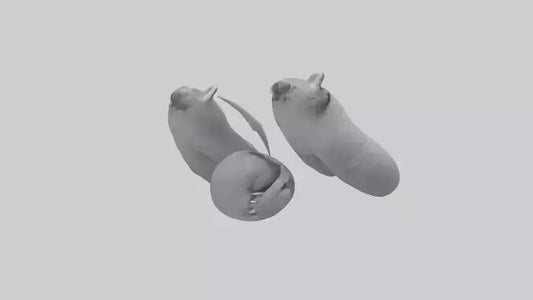 3D model Koala Claws Model VR / AR / low-poly
