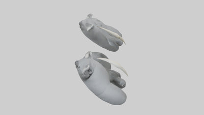 3D model Koala Claws Model VR / AR / low-poly