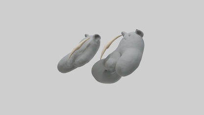 3D model Koala Claws Model VR / AR / low-poly