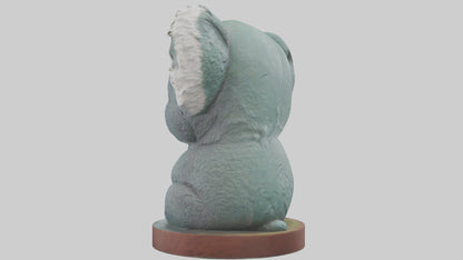 3D model Koala statue model VR / AR / low-poly
