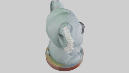 3D model Koala statue model VR / AR / low-poly