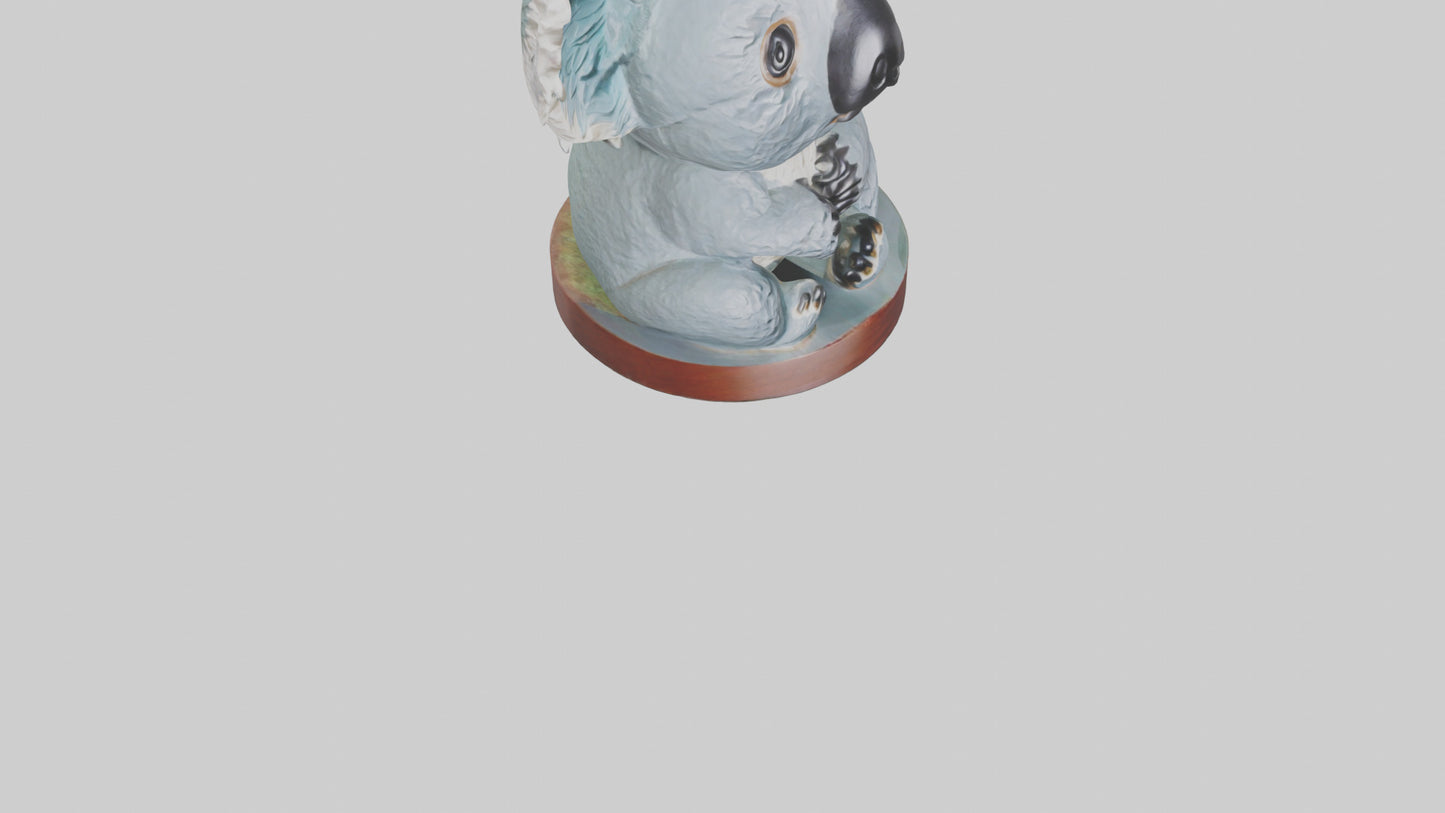3D model Koala statue model VR / AR / low-poly