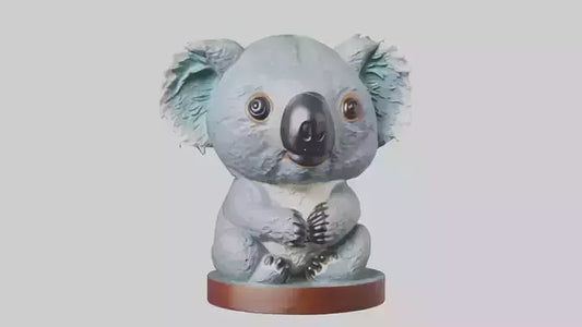 3D model Koala statue model VR / AR / low-poly
