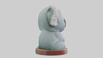 3D model Koala statue model VR / AR / low-poly